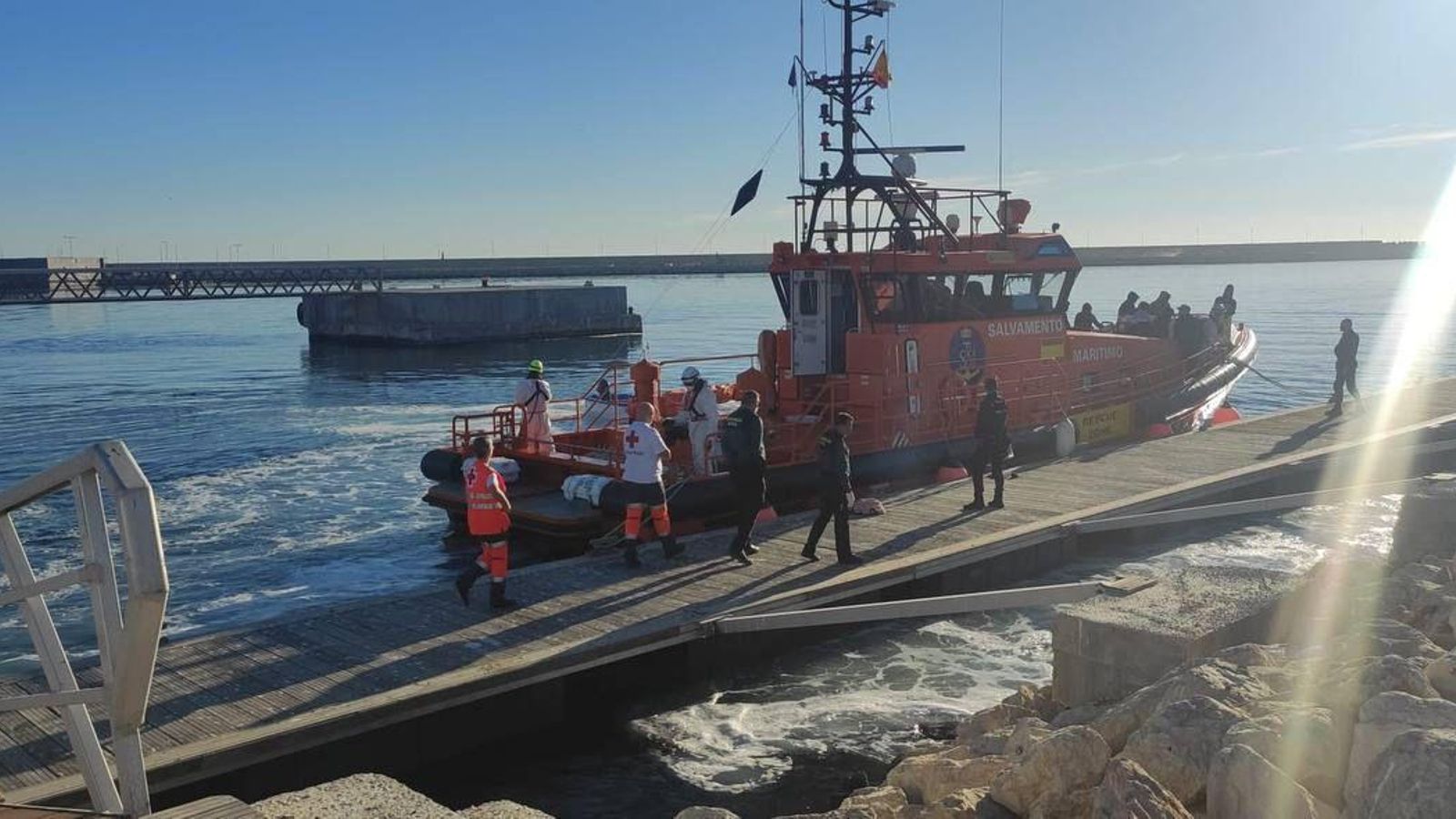 Embarcació de Salvament Marítim a Altea aquest dimecres