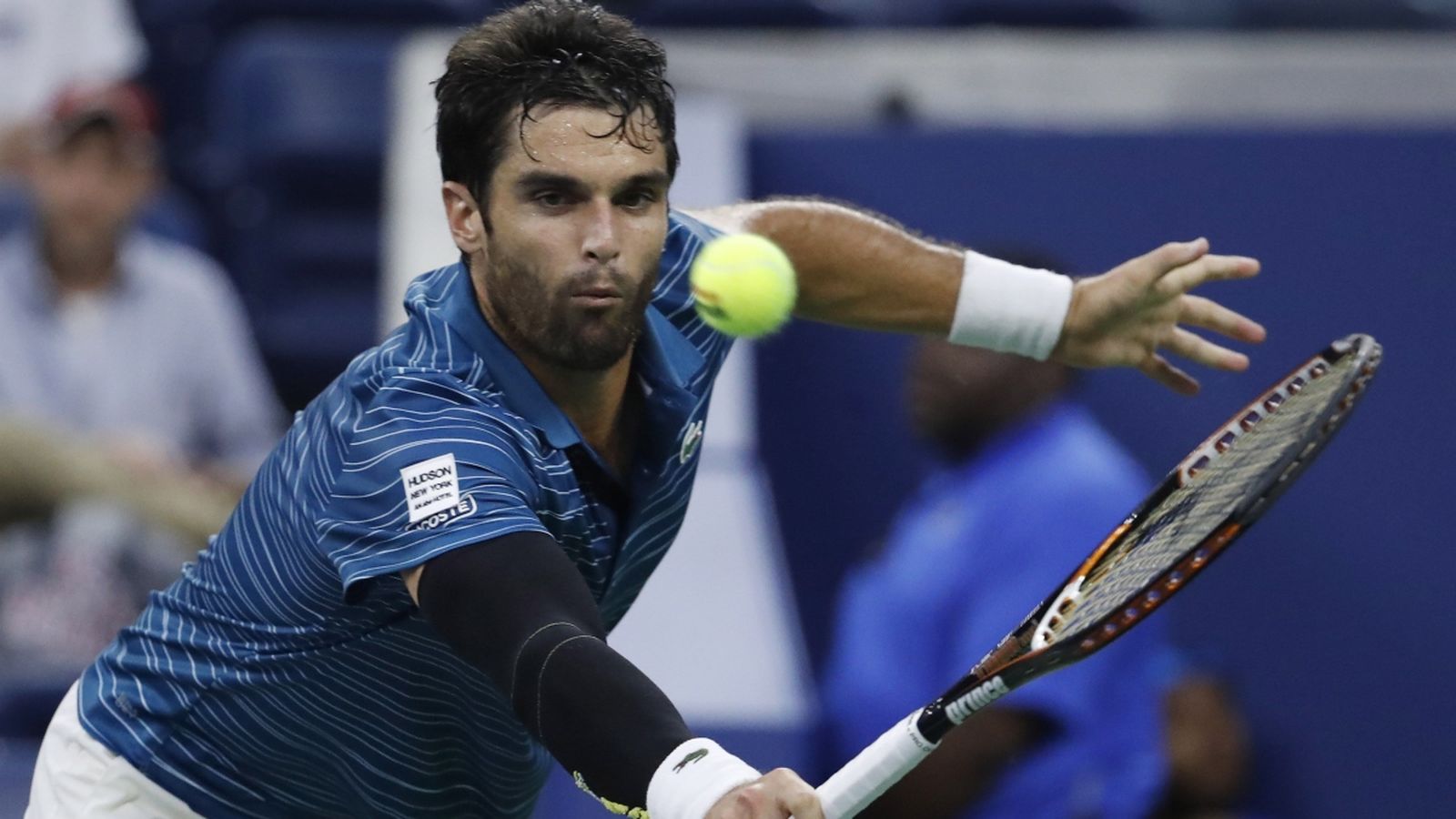 El tenista Pablo Andújar durant l'Obert dels Estats Units