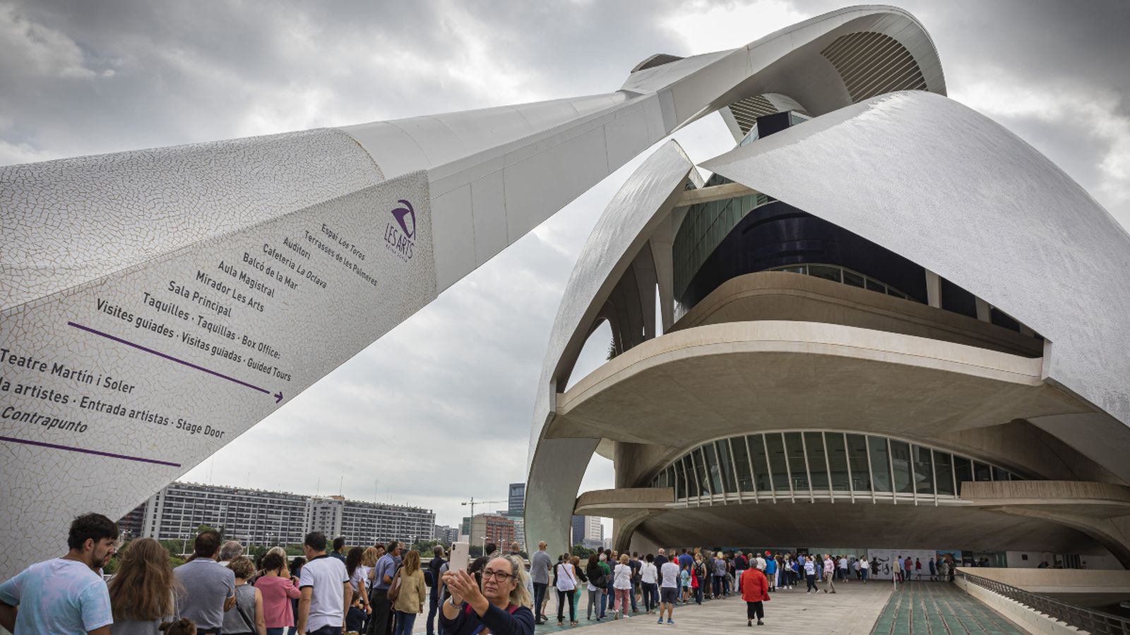 El Palau de les Arts en una imatge d'arxiu