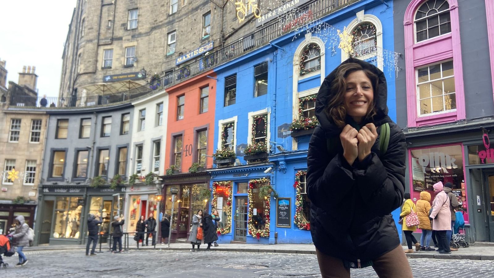 Nerea Camps, reportera de 'Valencians al món' a Edimburg