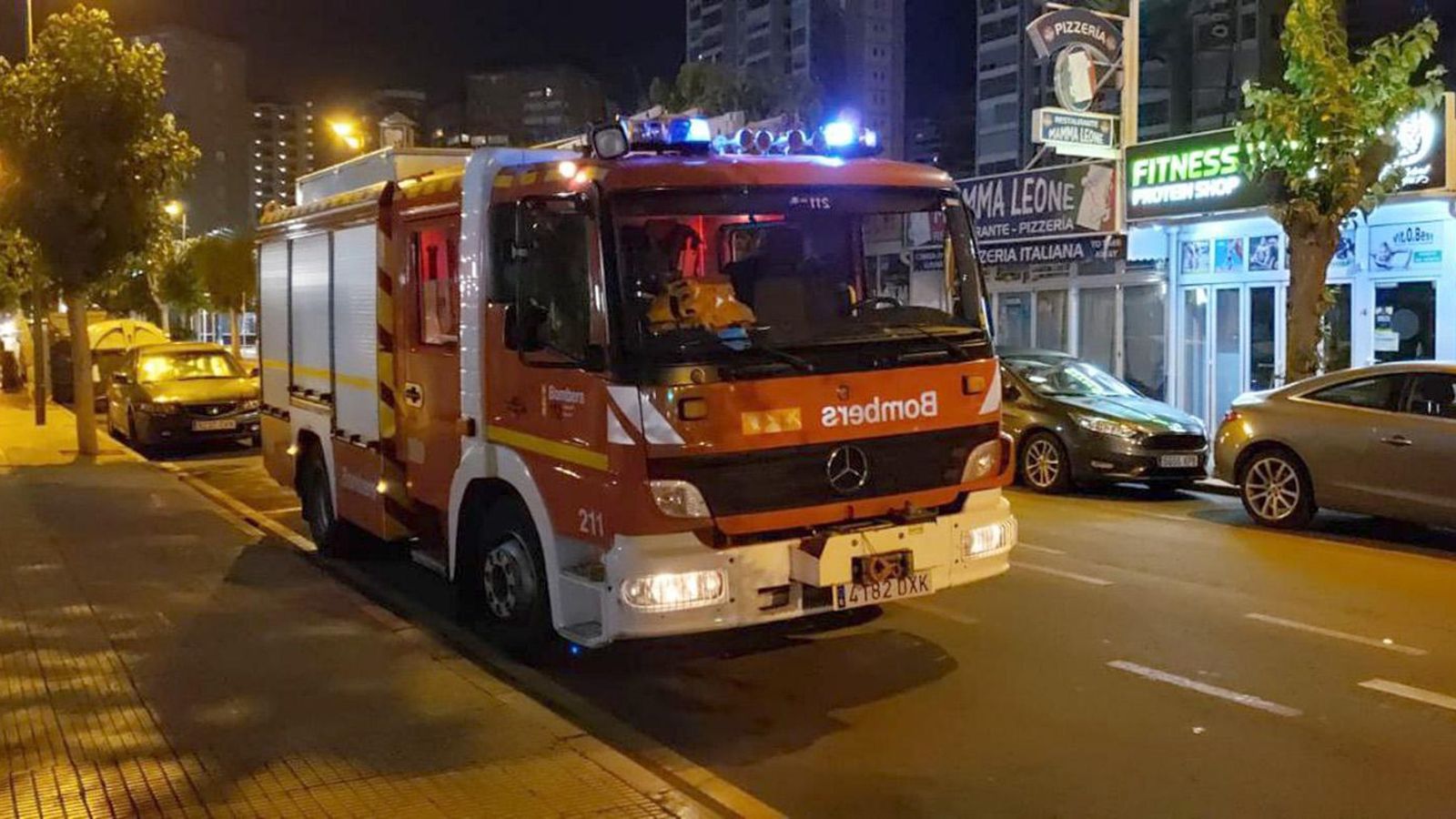 Un vehicle dels bombers de la Diputació d'Alacant en una imatge d'arxiu