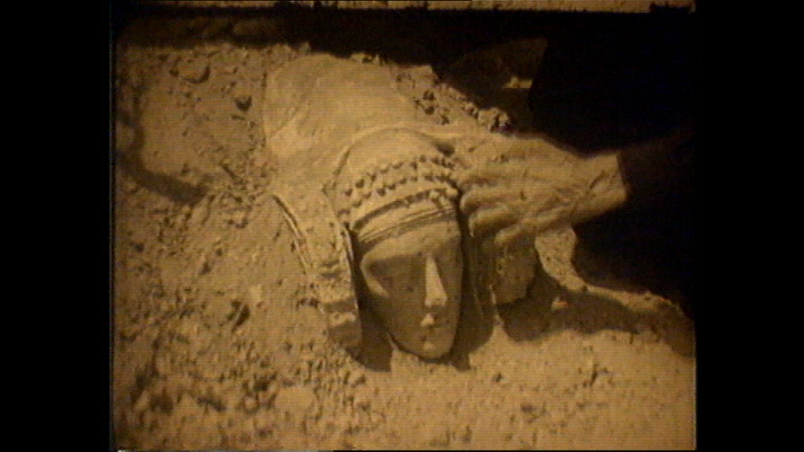 Imatge del No-Do amb la Dama d'Elx