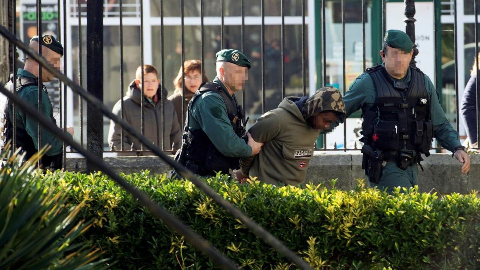 La Guàrdia Civi ha traslladat el detingut al jutjat, on se li ha pres declaració