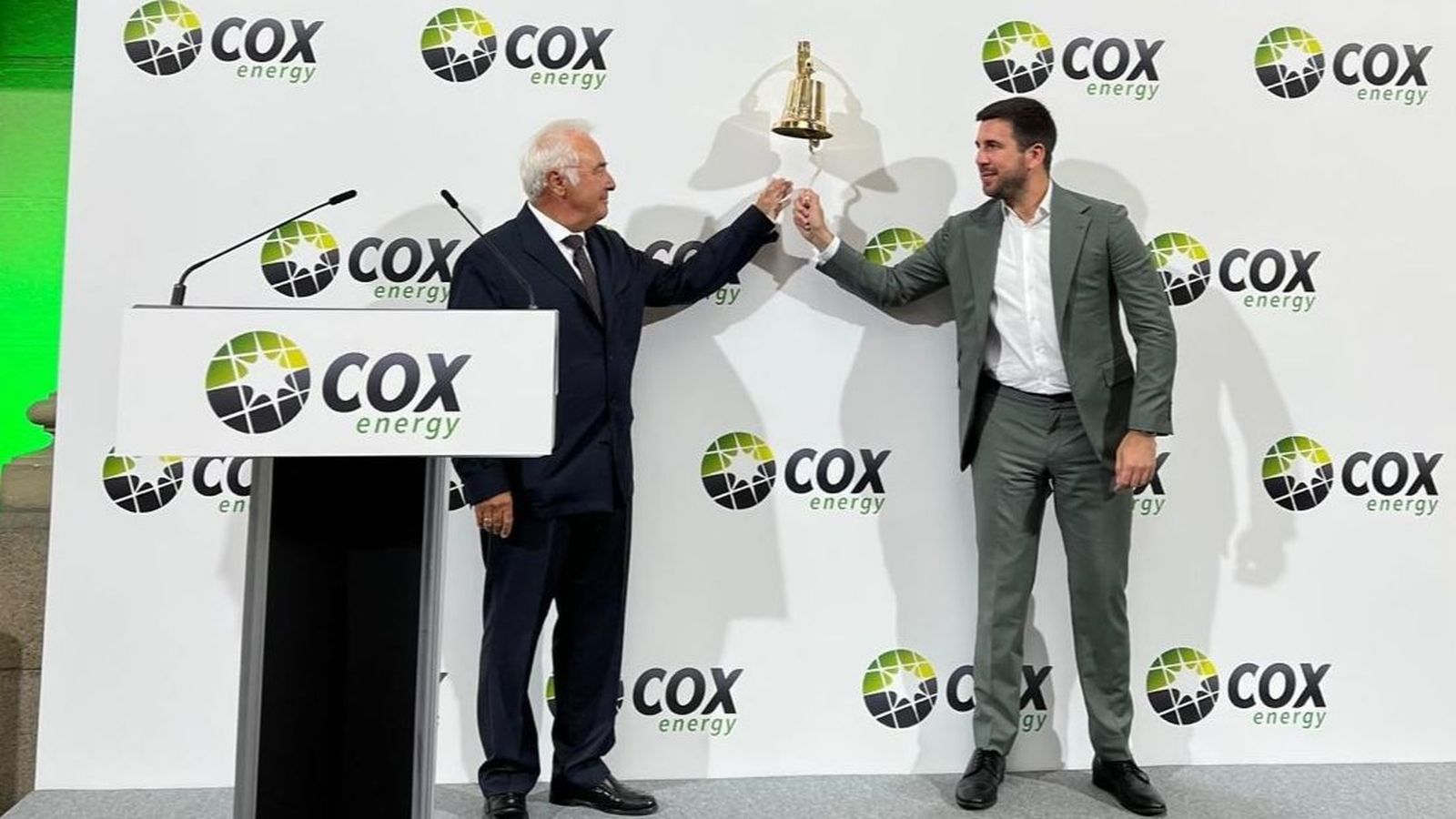 Alberto Zardoya, accionista de Cox Energy, i Enrique Riquelme, president i fundador