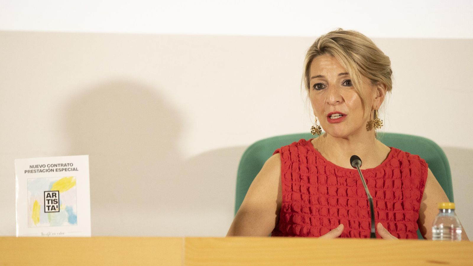 Imatge d'arxiu de la ministra de Treball, Yolanda Díaz La ministra de Treball, Yolanda Díaz, participa en una trobada amb el sector audiovisual a Màlaga