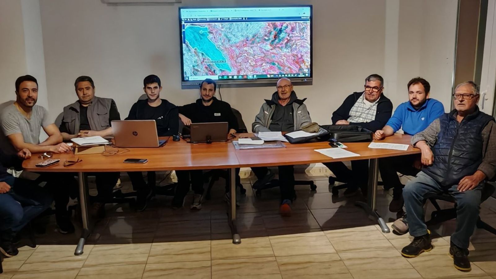 Membres de la nova Comunitat de Regants de Tàrbena