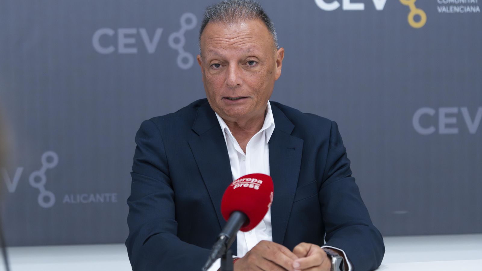 El president de la Confederació Empresarial de la Comunitat Valenciana (CEV), Salvador Navarro (arxiu)
