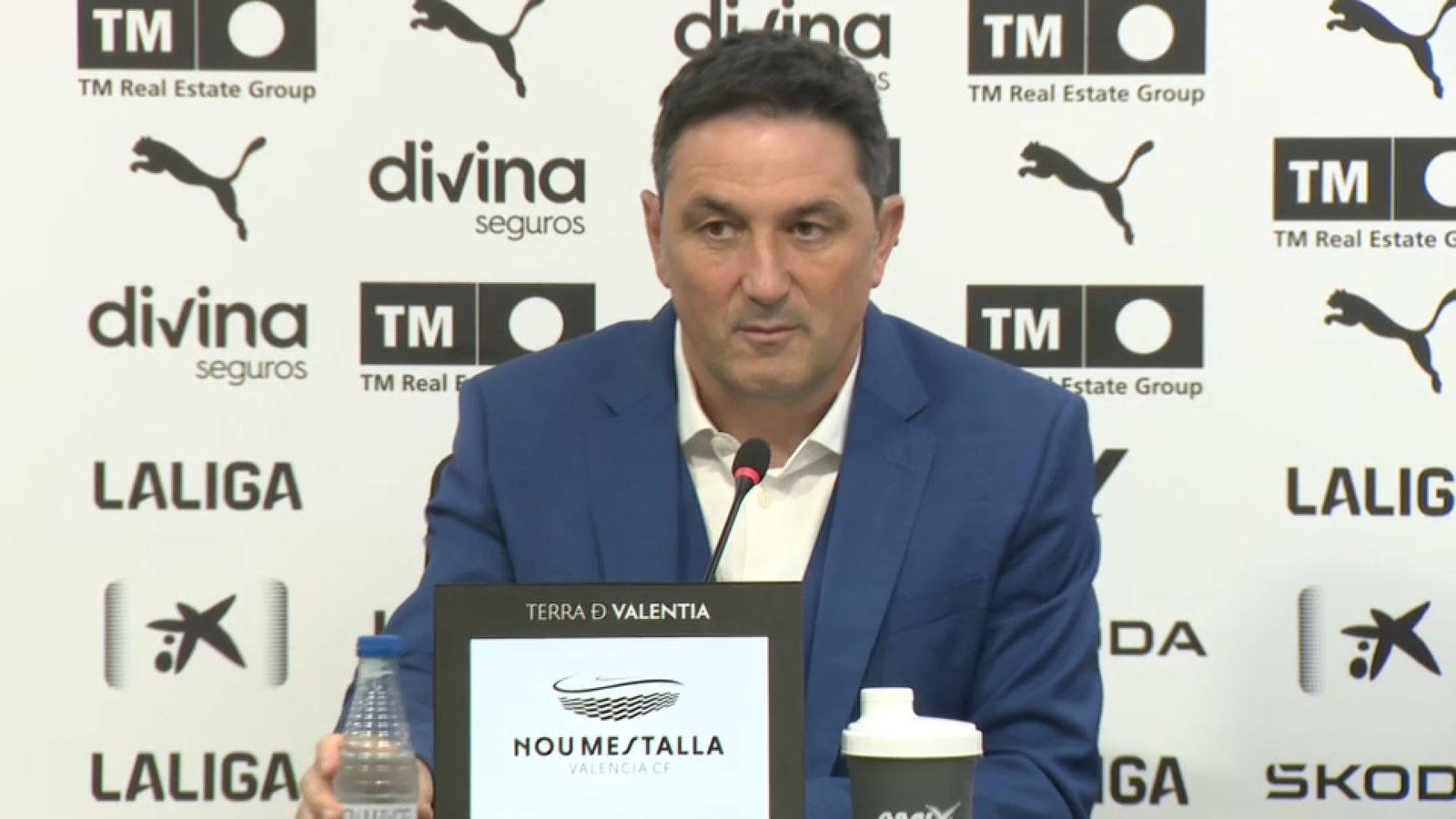 El director esportiu del València, Braulio Vázquez