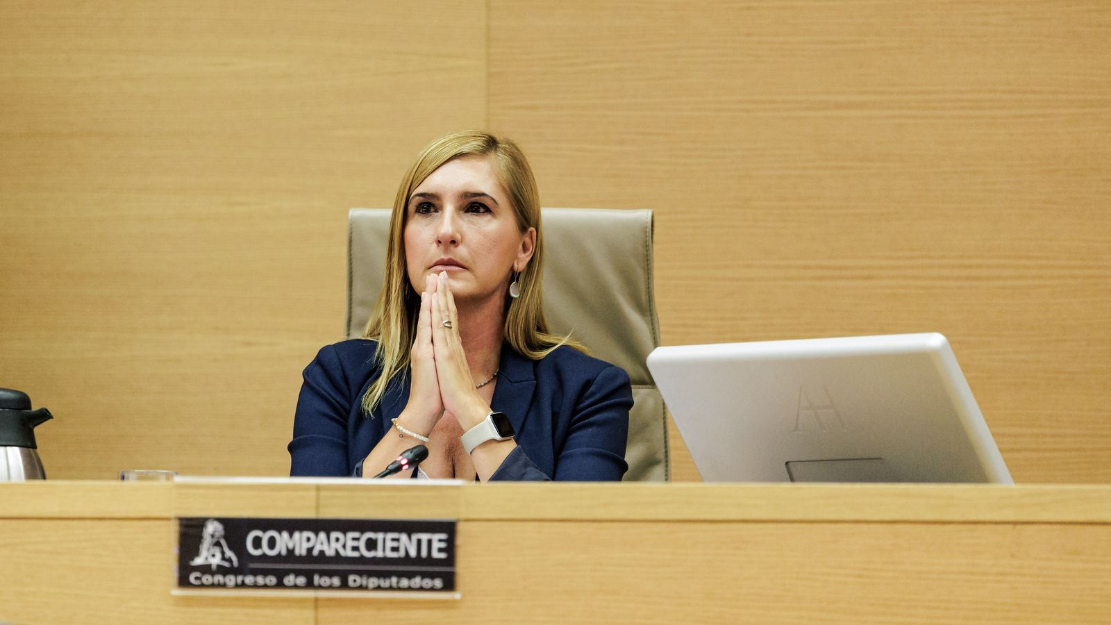 L’exconsellera de Justícia i Interior Salomé Pradas compareix davant de la comissió d’investigació de la dana al Congrés, a Madrid, el 28 de setembre de 2026