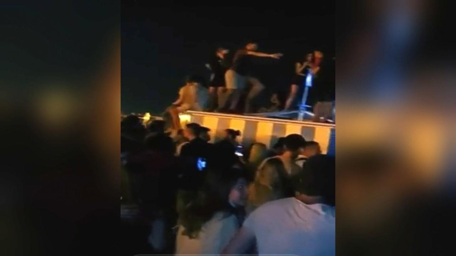 Destrosses als Xiringuitos durant el cap de setmana