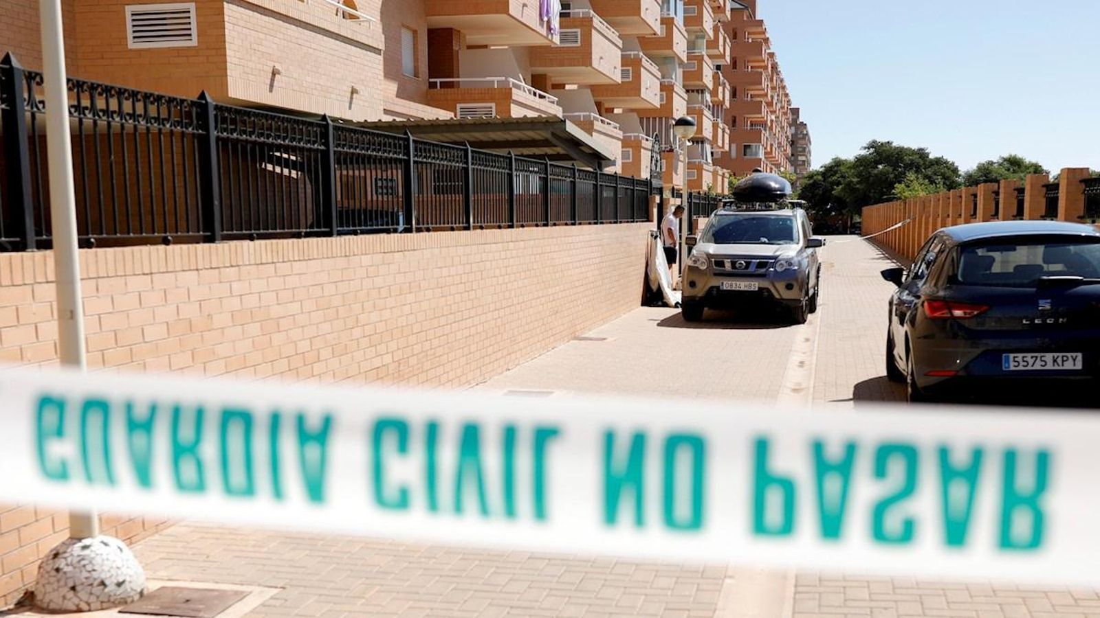 Vista general de l'edifici d'apartaments on van tindre lloc els fets