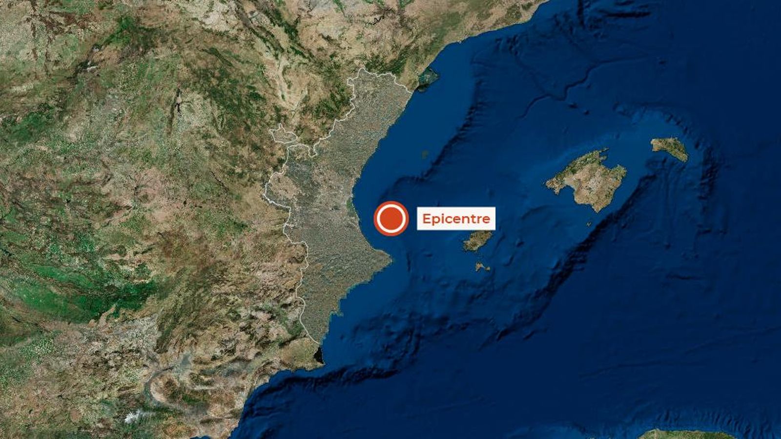 Zona de l'epicentre del terratrémol