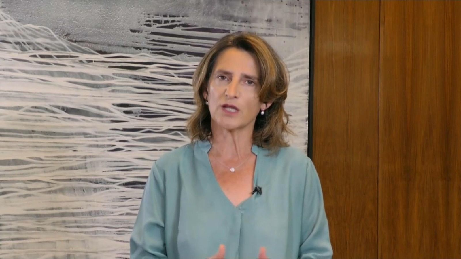 La ministra Teresa Ribera, aquest dimecres