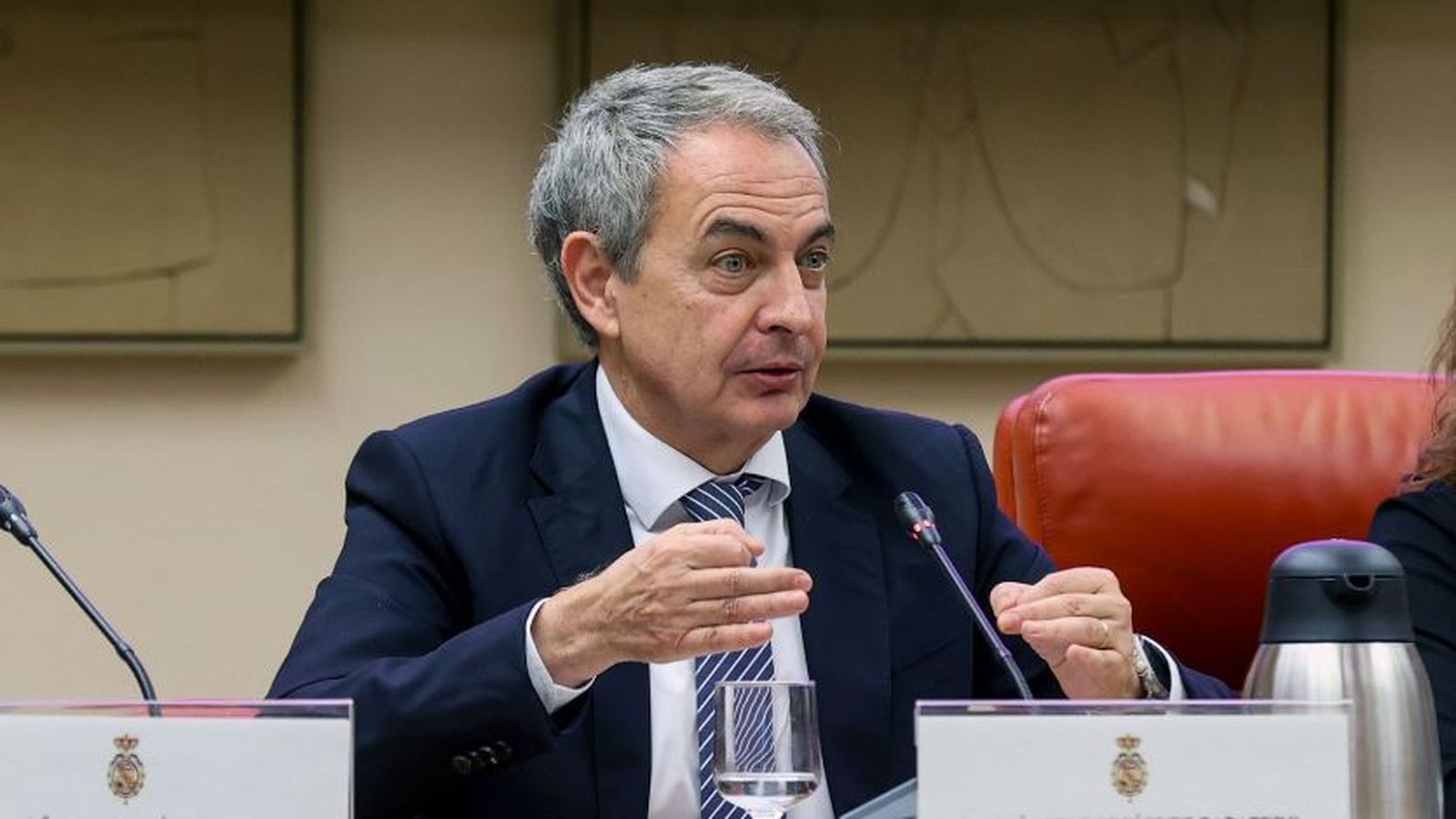 L'expresident Zapatero, en una imatge d'arxiu al Congrés
