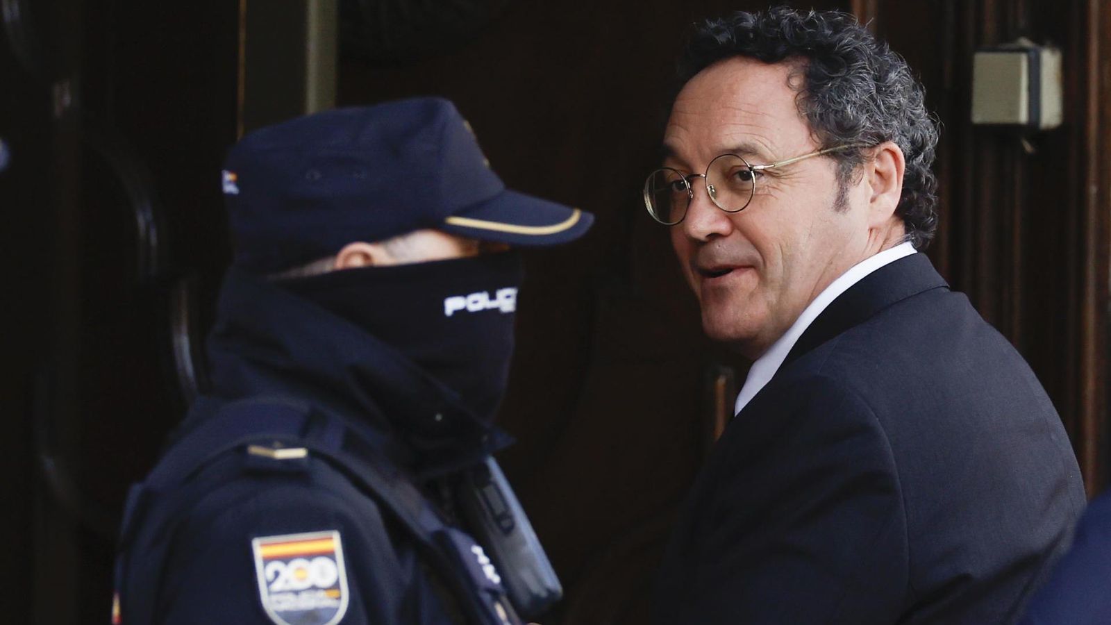El fiscal general de l'Estat, Álvaro García Ruiz, entra en dependències del Tribunal Suprem, este dimecres, en la quinta jornada del juí