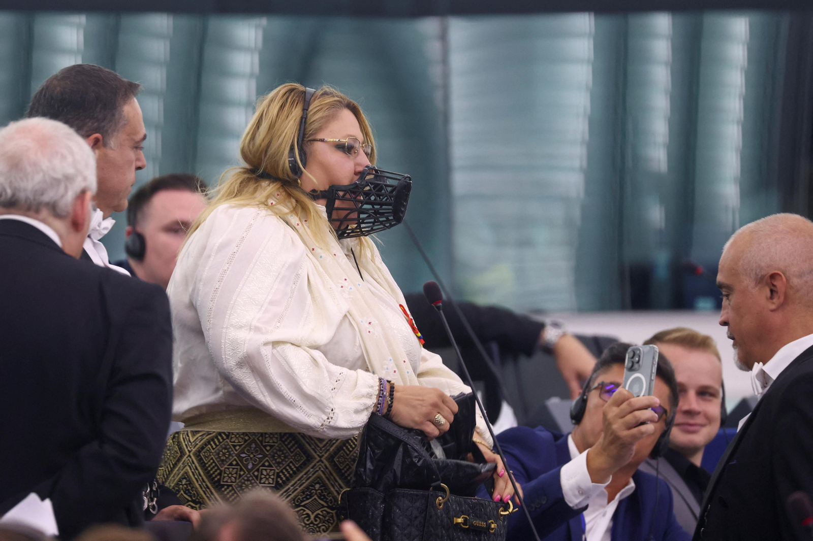 Diana Șoșoacă, europarlamentària del partit d'extrema dreta romanés S.O.S. Romania