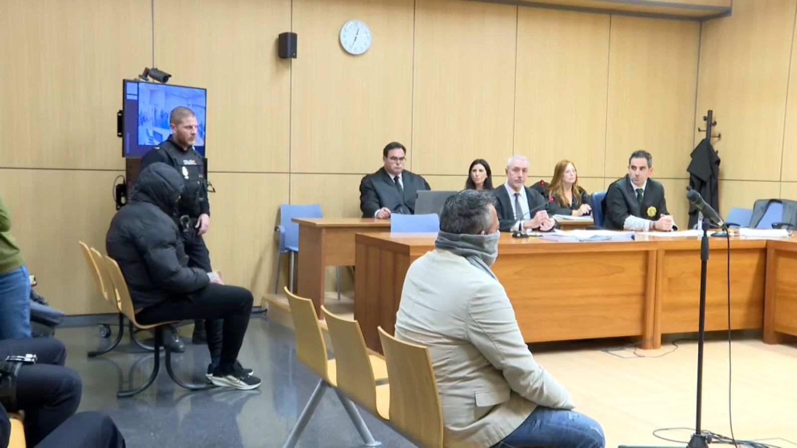 El condemnat pel crim de Rafelcofer, durant el juí (arxiu)