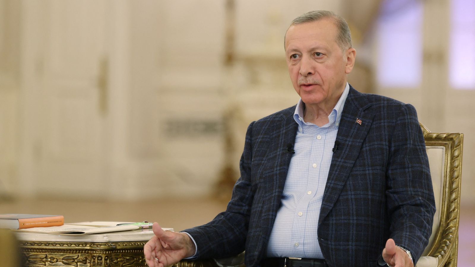 Erdogan, aquest diumenge durant una entrevista en la televisió turca