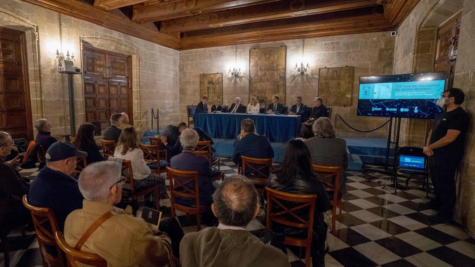 La Llotja de València ha sigut l'escenari de la presentació dels actes commemoratius del 550 aniversari