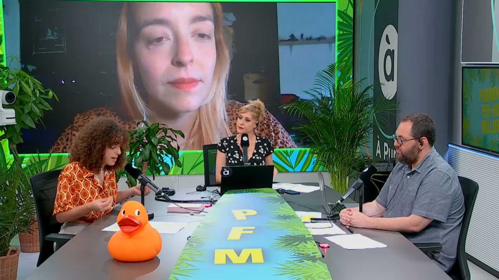 Captura del 'Podríem fer-ho millor' durant l'entrevista a Mai Oltra