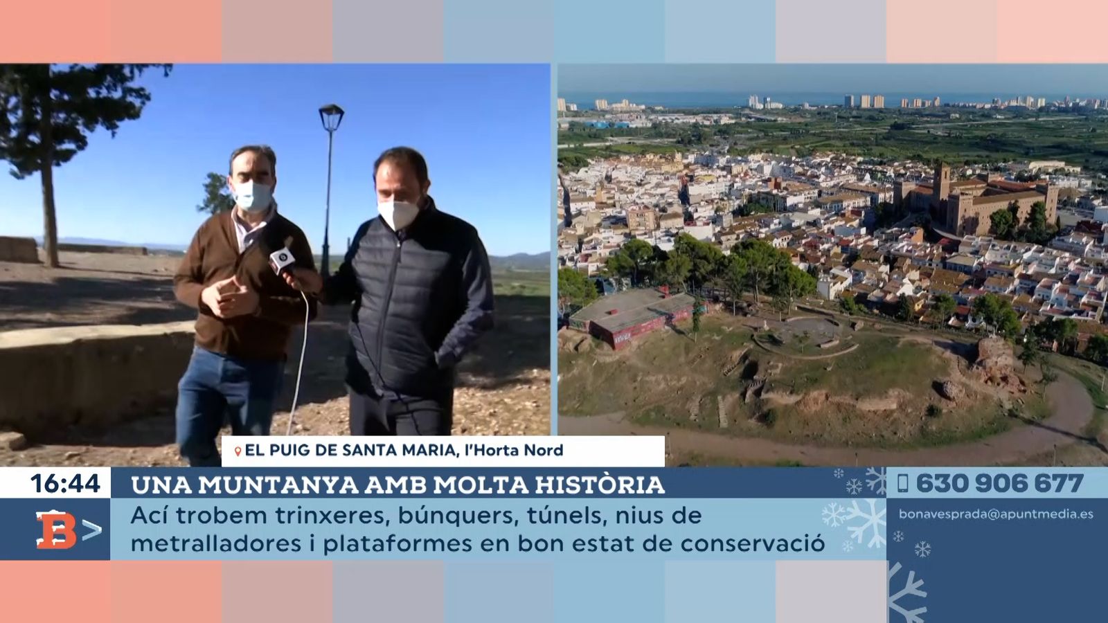 30.12.2021 | Muntanya, castell i trinxeres