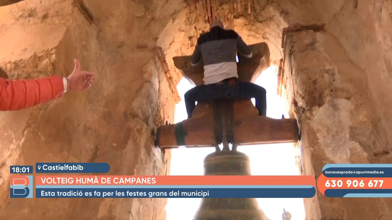 21.11.2022| Volteig humà de campanes a Castielfabib