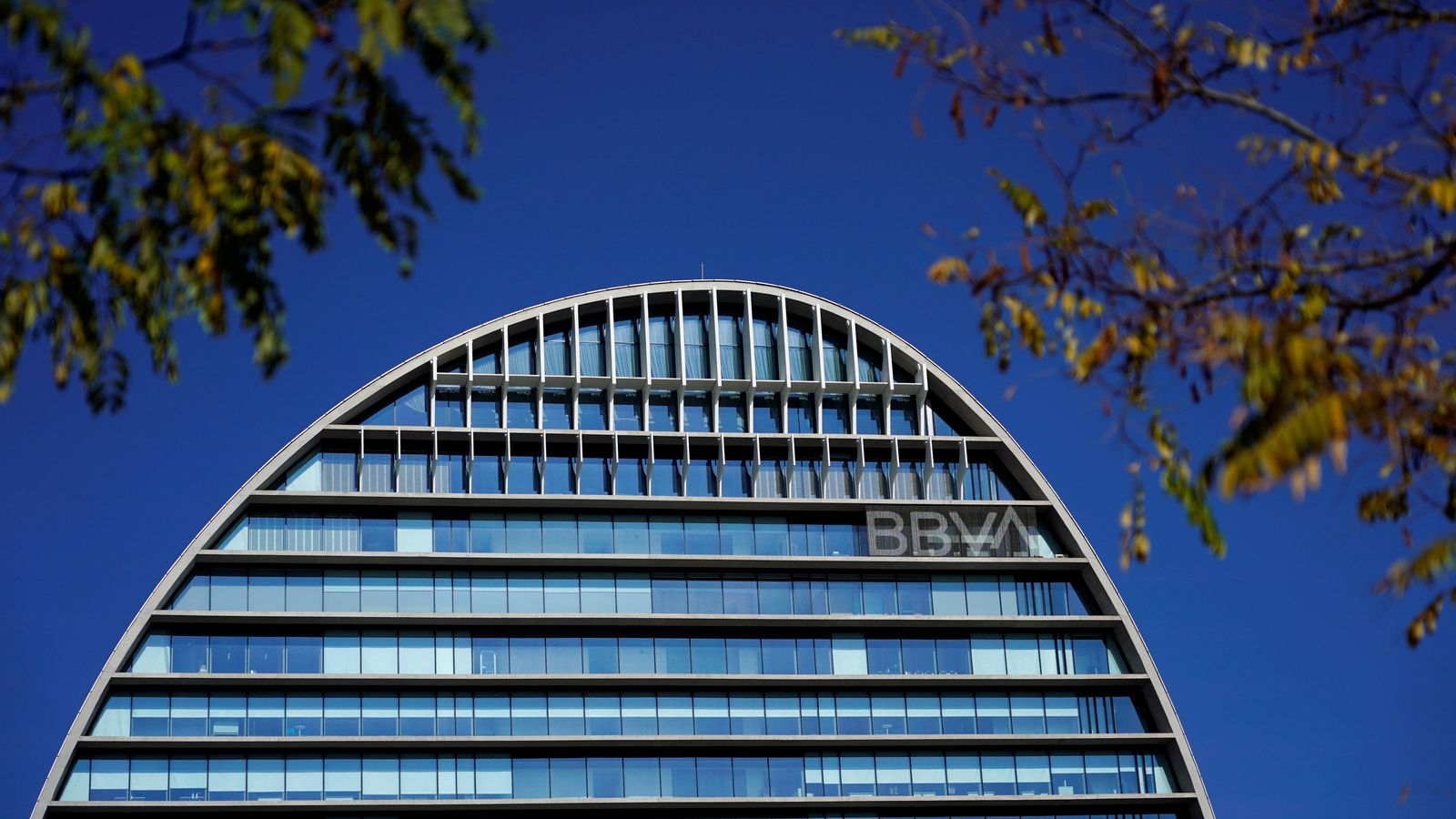 Imatge d'arxiu de la seu del BBVA a Madrid