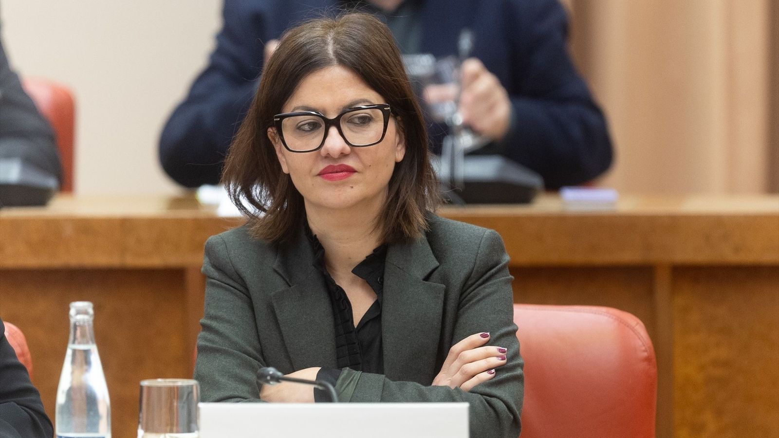 La ministra de Joventut, Sira Rego, en una comparexiença al Congrés