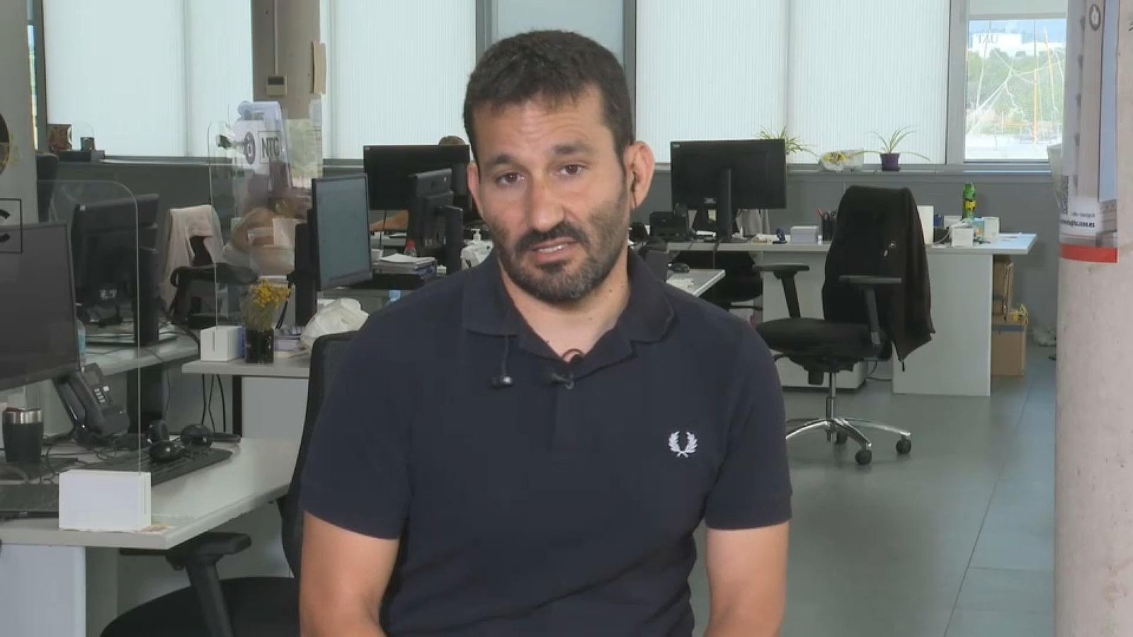 El portaveu adjunt de Compromís a les Corts, Vicent Marzà, durant la seua intervenció en 'Les notícies del matí'