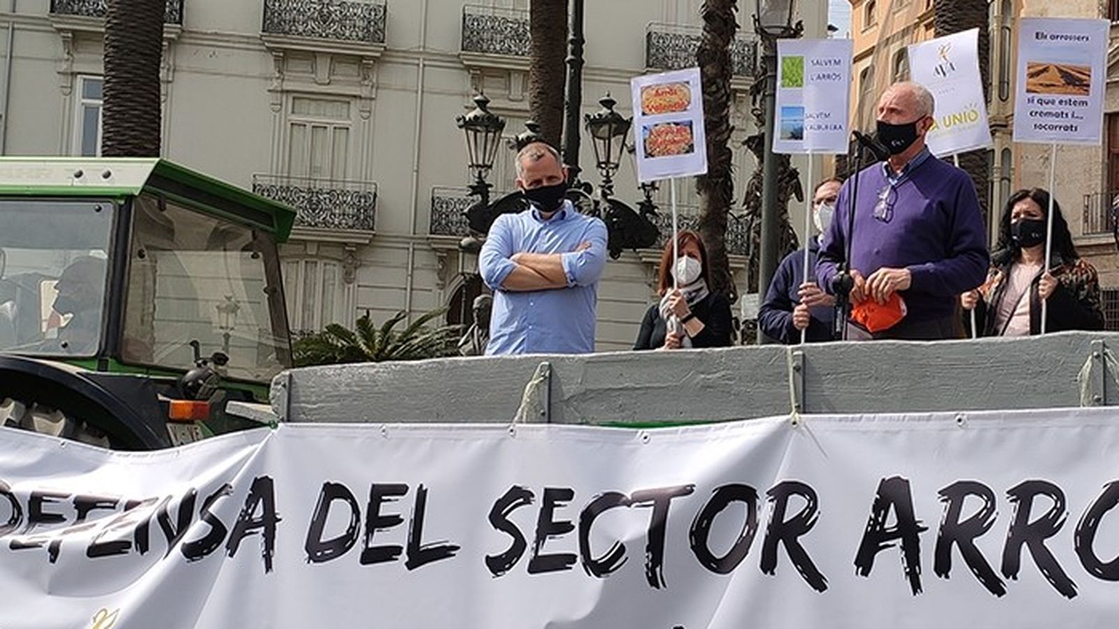 Acte en defensa del sector arroser