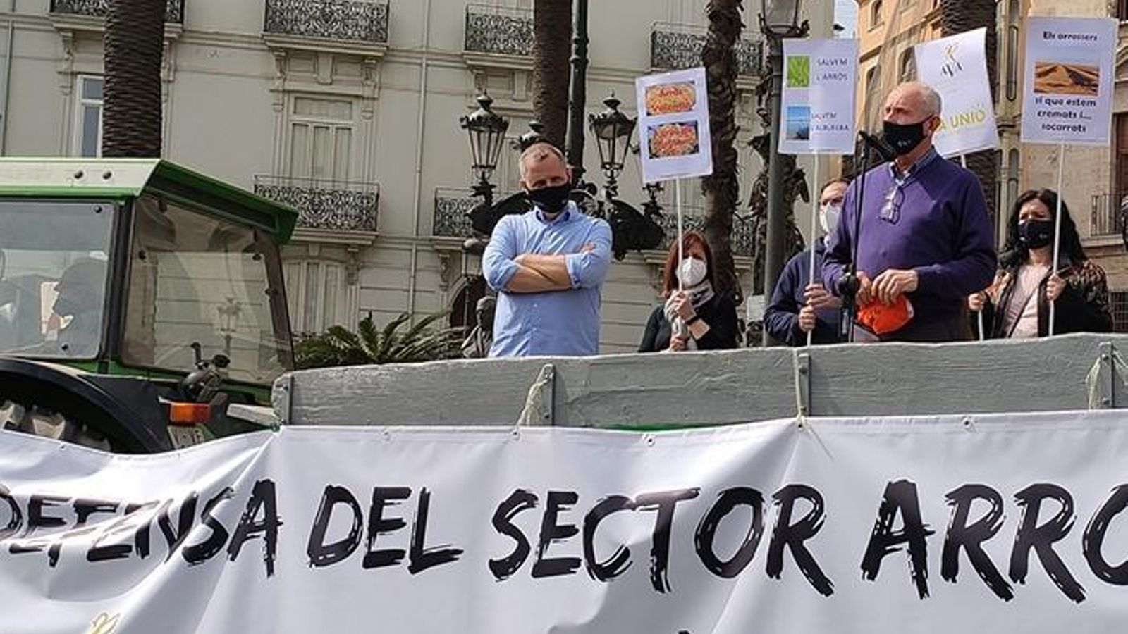 Acte en defensa del sector arroser