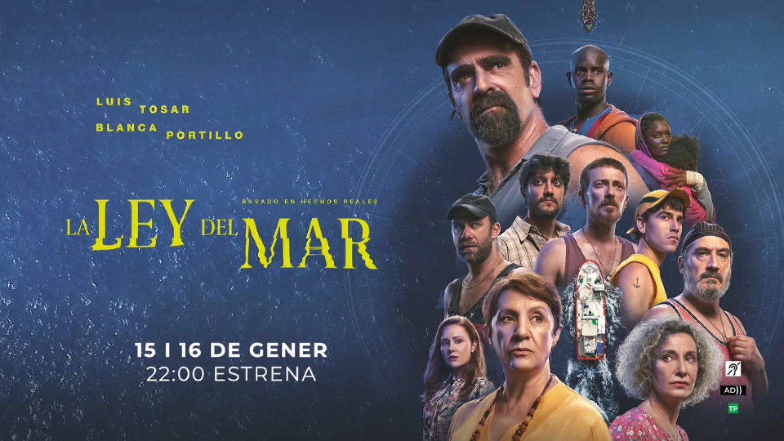Els dos primers capítols de ‘La ley del mar’, dilluns 15 de gener en 'prime time'