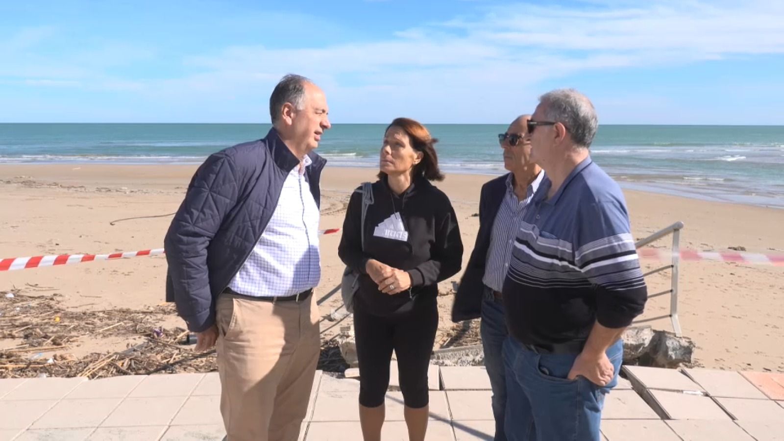 Valderrama, en la visita este diumenge a la platja d'Alfauir