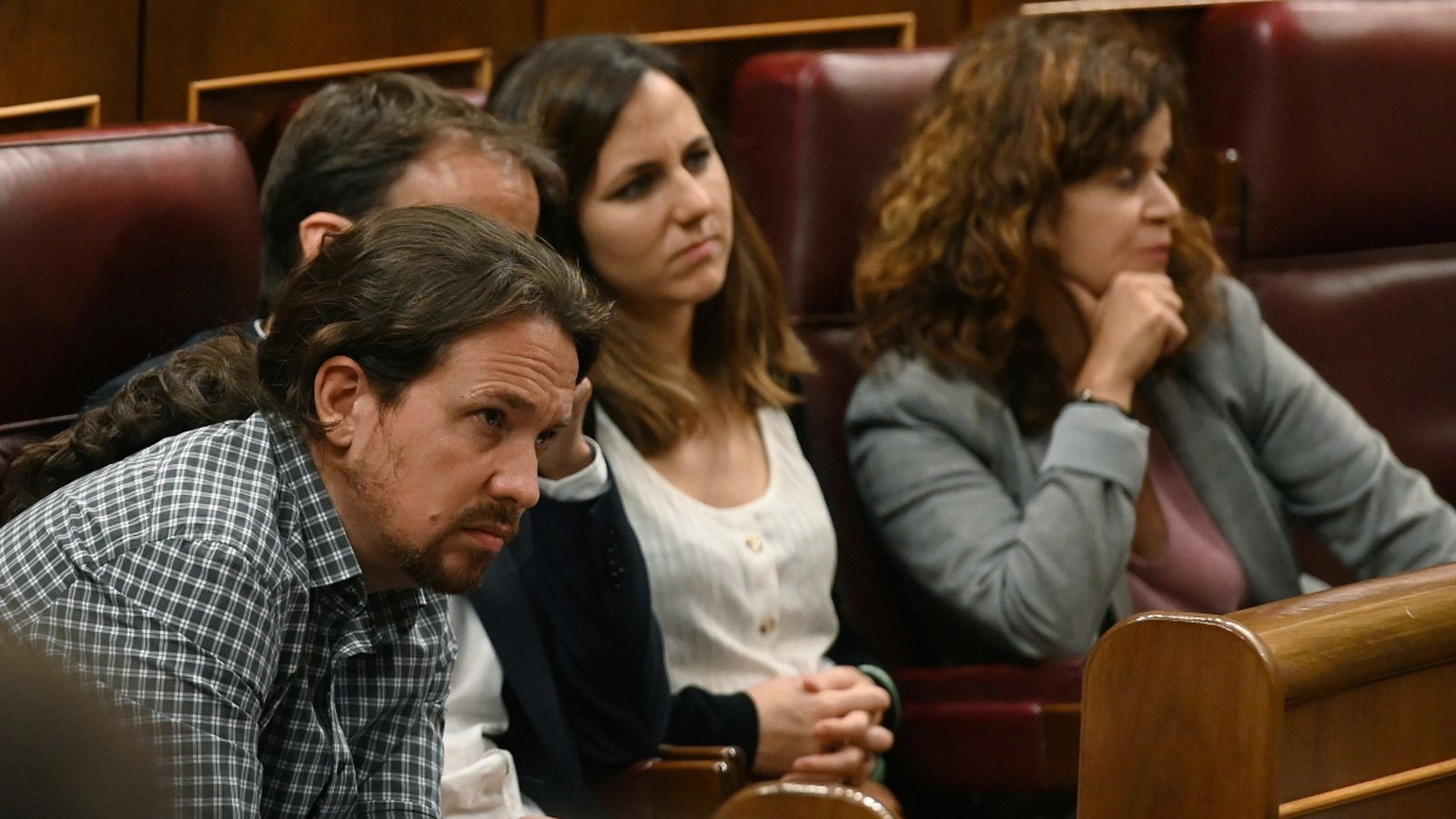 Pablo Iglesias durant la segona sessió d'investidura al Congrés