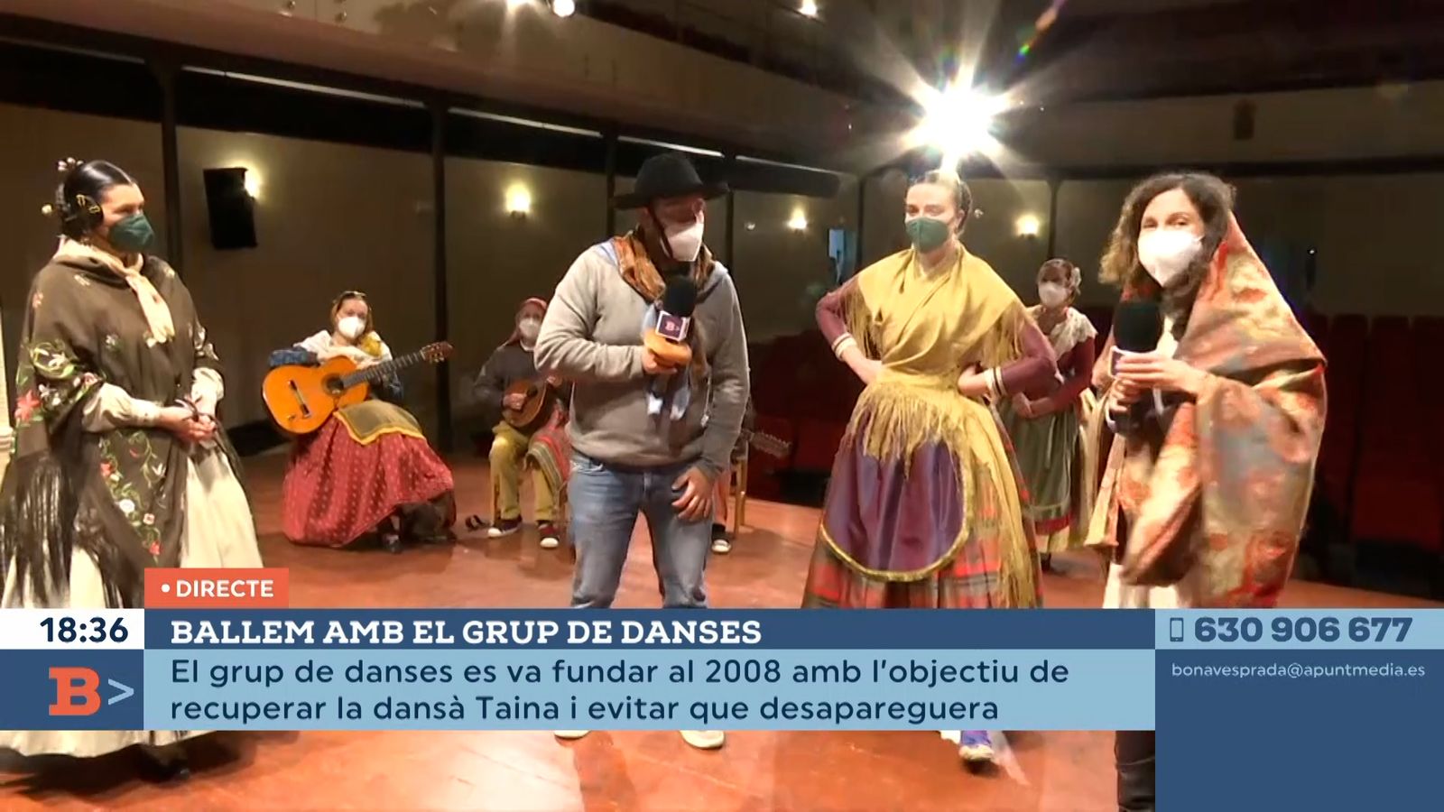 12.01.2022 | Ballem amb el grup de danses de Torís