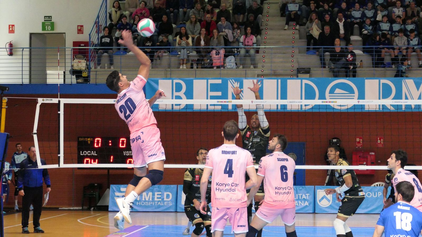 Una imatge del partit