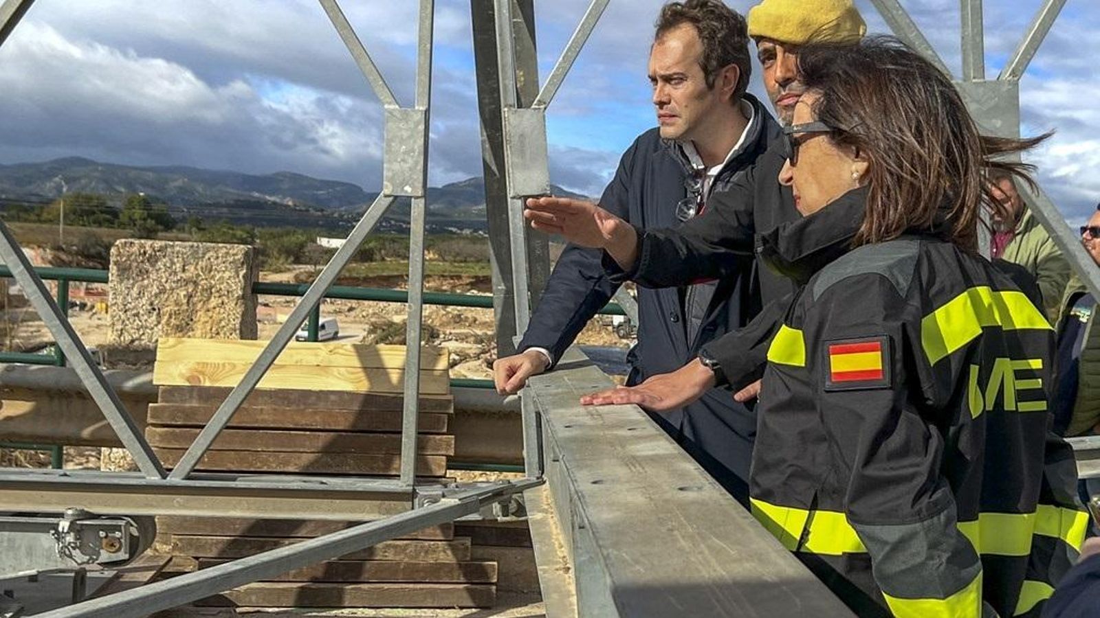 La ministra Margarita Robles, este divendres a Xest