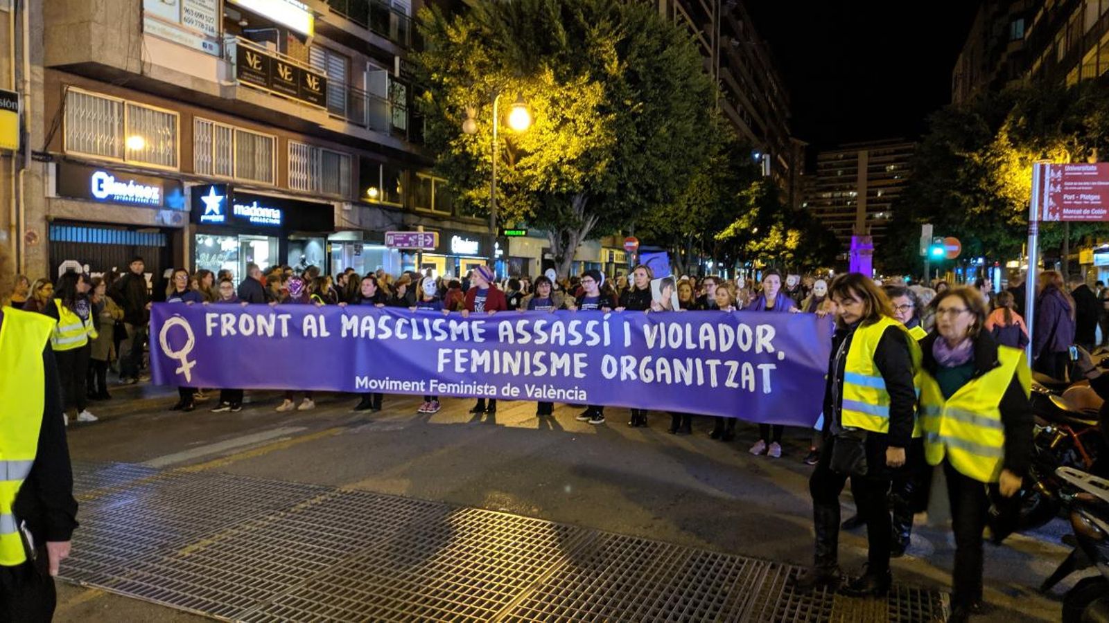 Manifestació del 25 de novembre, Dia Internacional contra la Violència de Gènere
