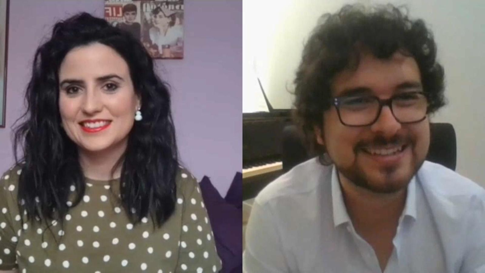 Abans de l'estat d'alarma, Rubén va gravar la "Sonata en si menor" de Franz Liszt al Palau del Marqués de Dosaigües