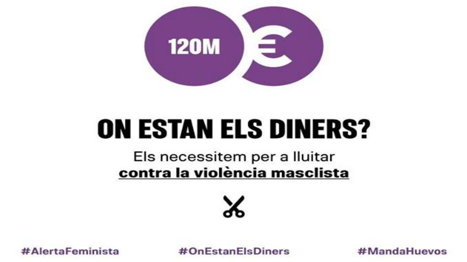 Part de la imatge de la campanya del col·lectiu feminista