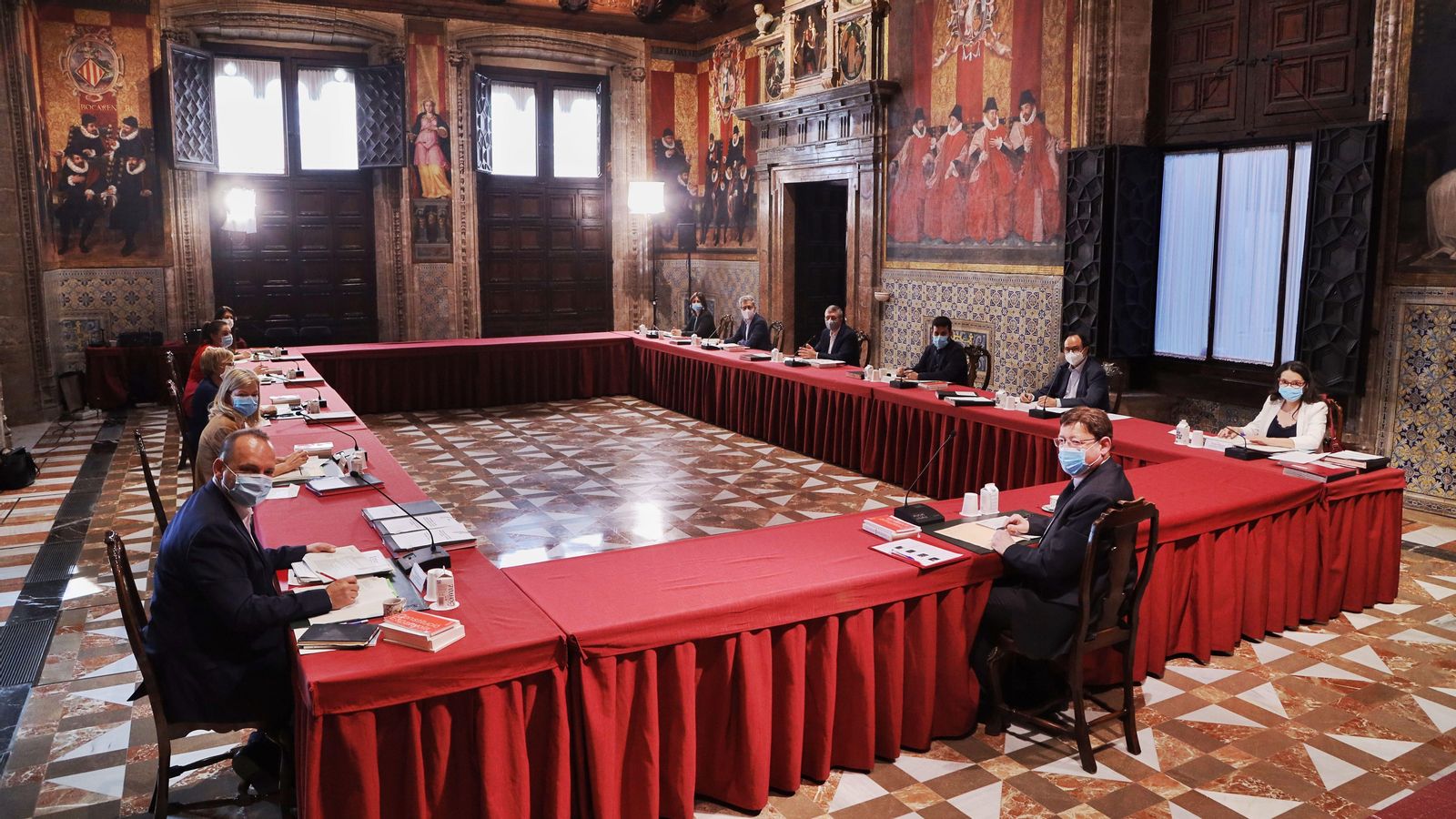 Reunió del Ple del Consell en una imatge d'arxiu