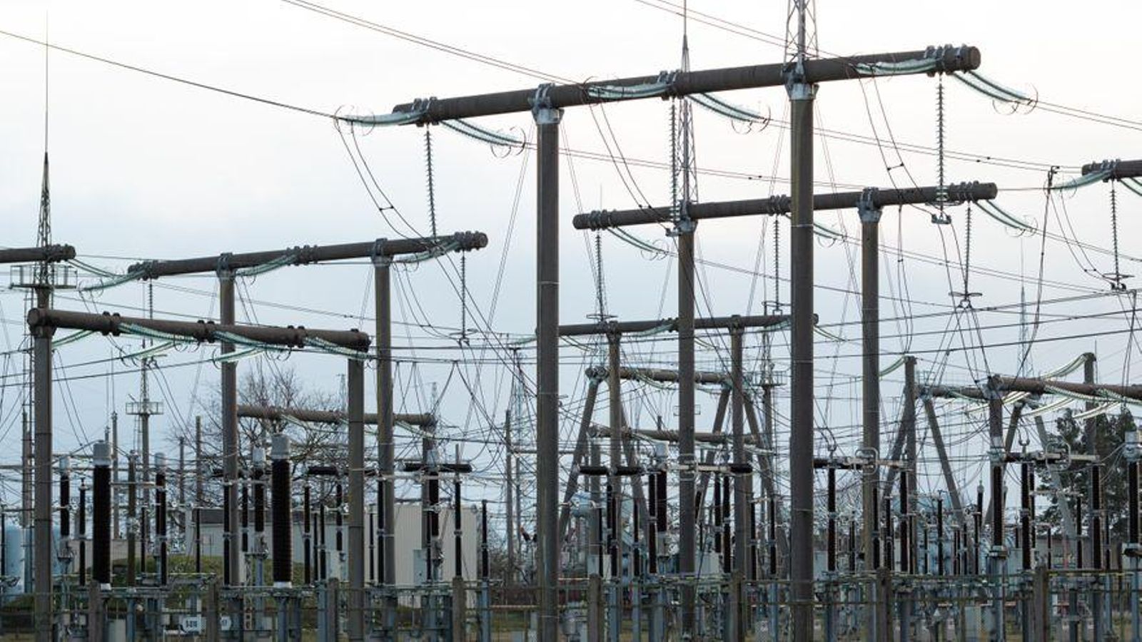 Subestació elèctrica en una imatge d'arxiu