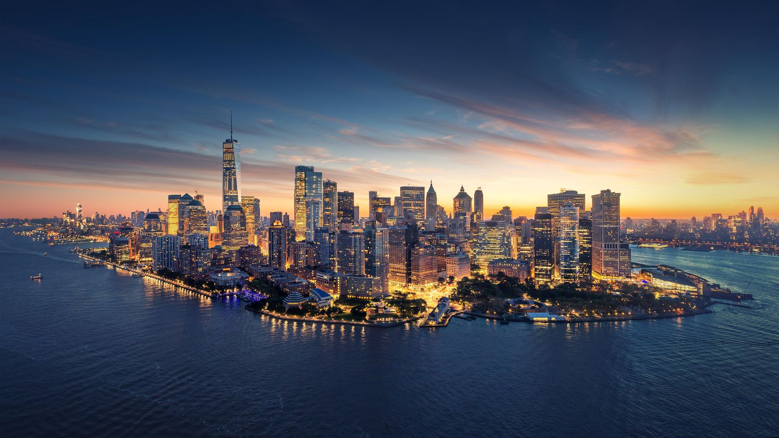 Vistes aèries de Nova York