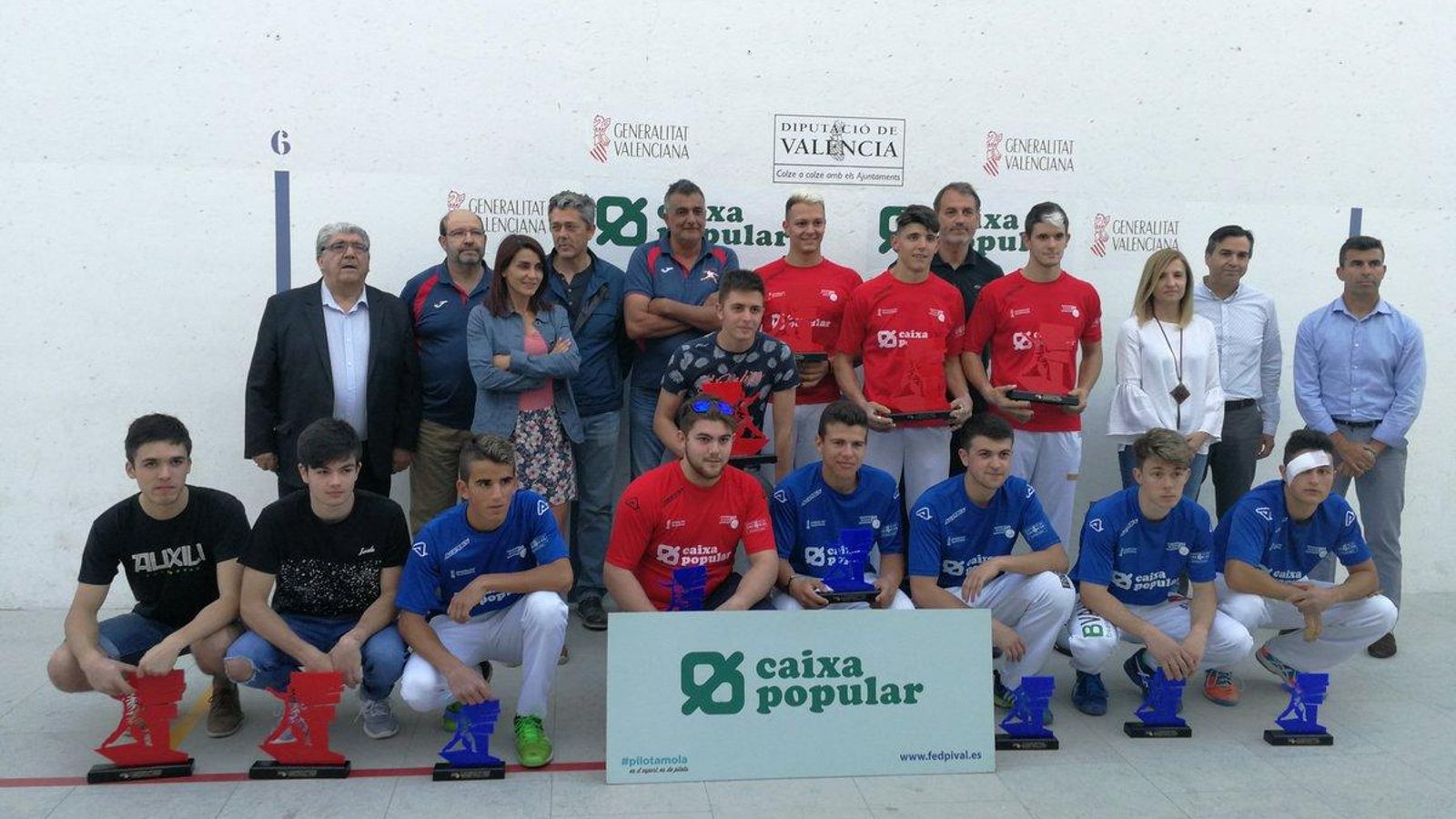 Al triquet de la Pobla de Vallbona, s’han imposat al trio format per Julio, Javi Font i Pablo Salvador. I en la final promeses Yago, Natxo i Lluís s’han endut el títol