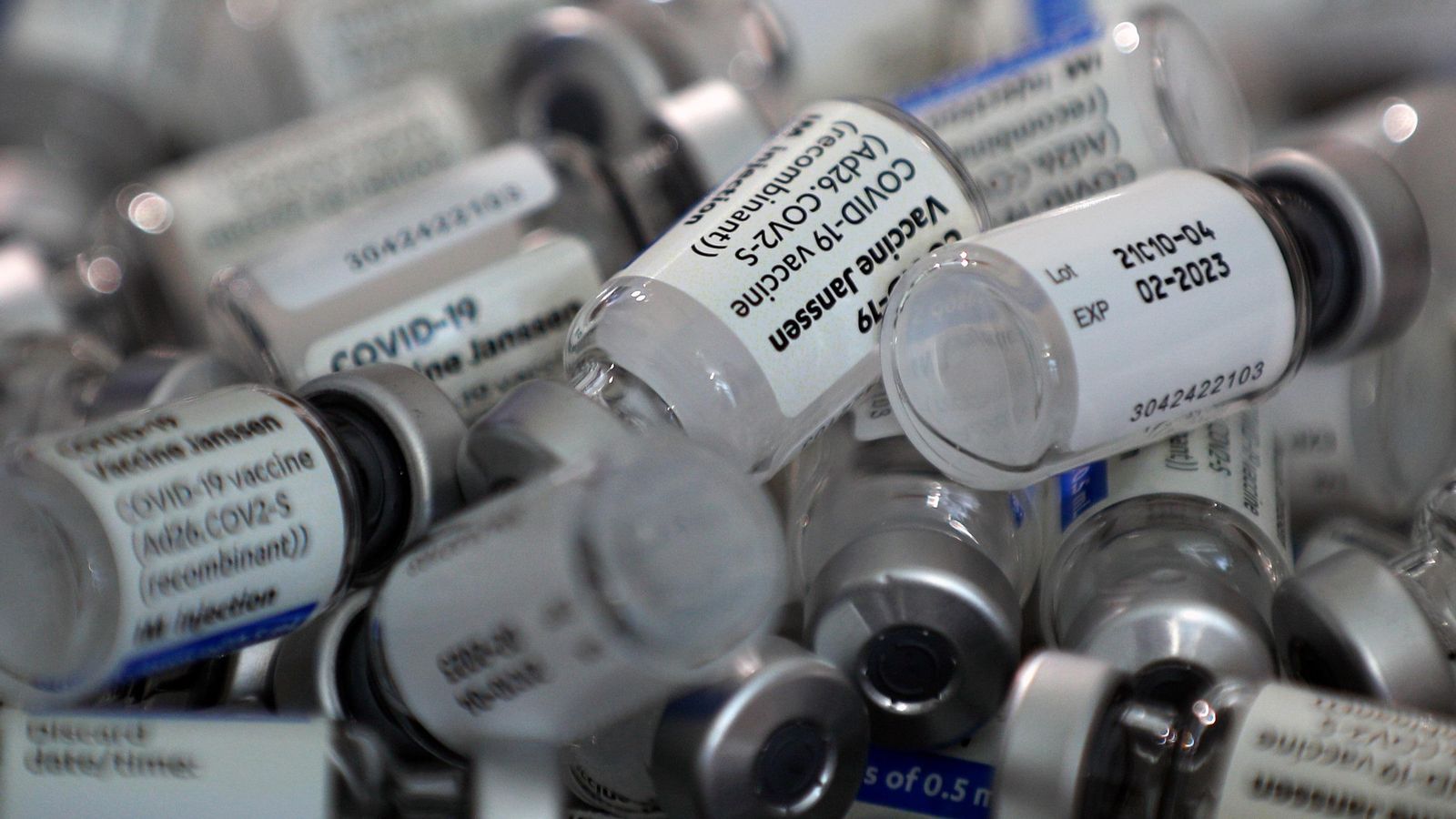 Vials de la vacuna de Janssen contra la Covid-19