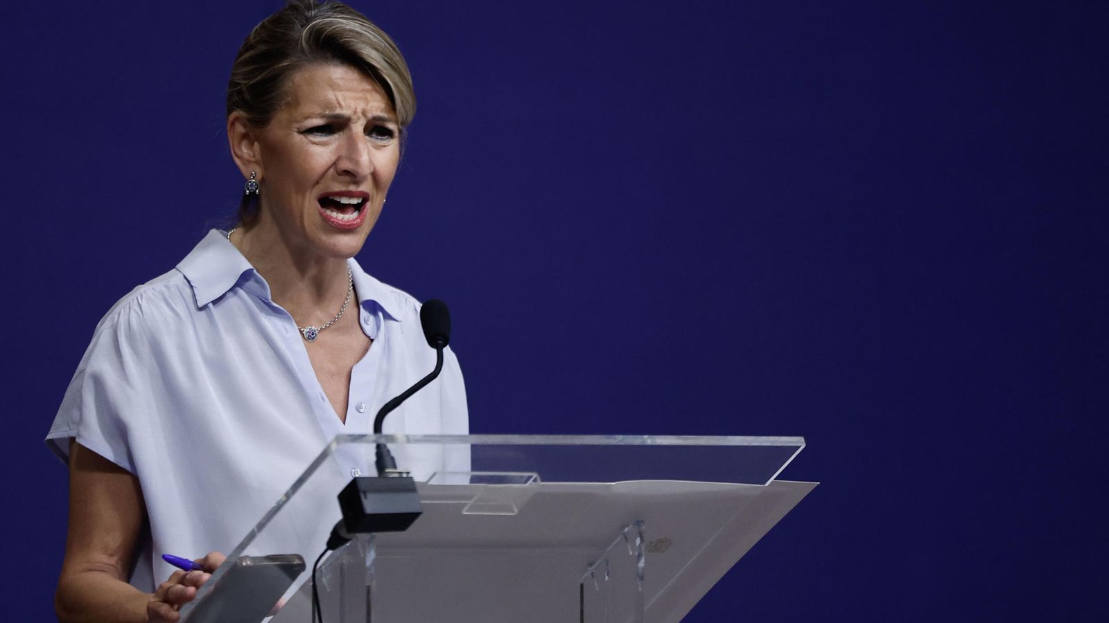 Yolanda Díaz compareix esta vesprada des del Ministeri de Treball