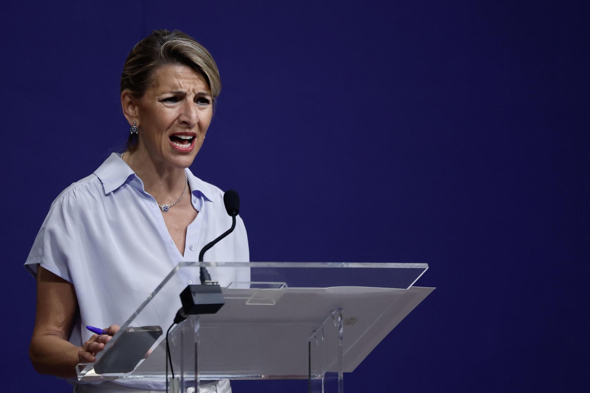 Yolanda Díaz compareix esta vesprada des del Ministeri de Treball Yolanda Díaz compareix esta vesprada des del Ministeri de Treball