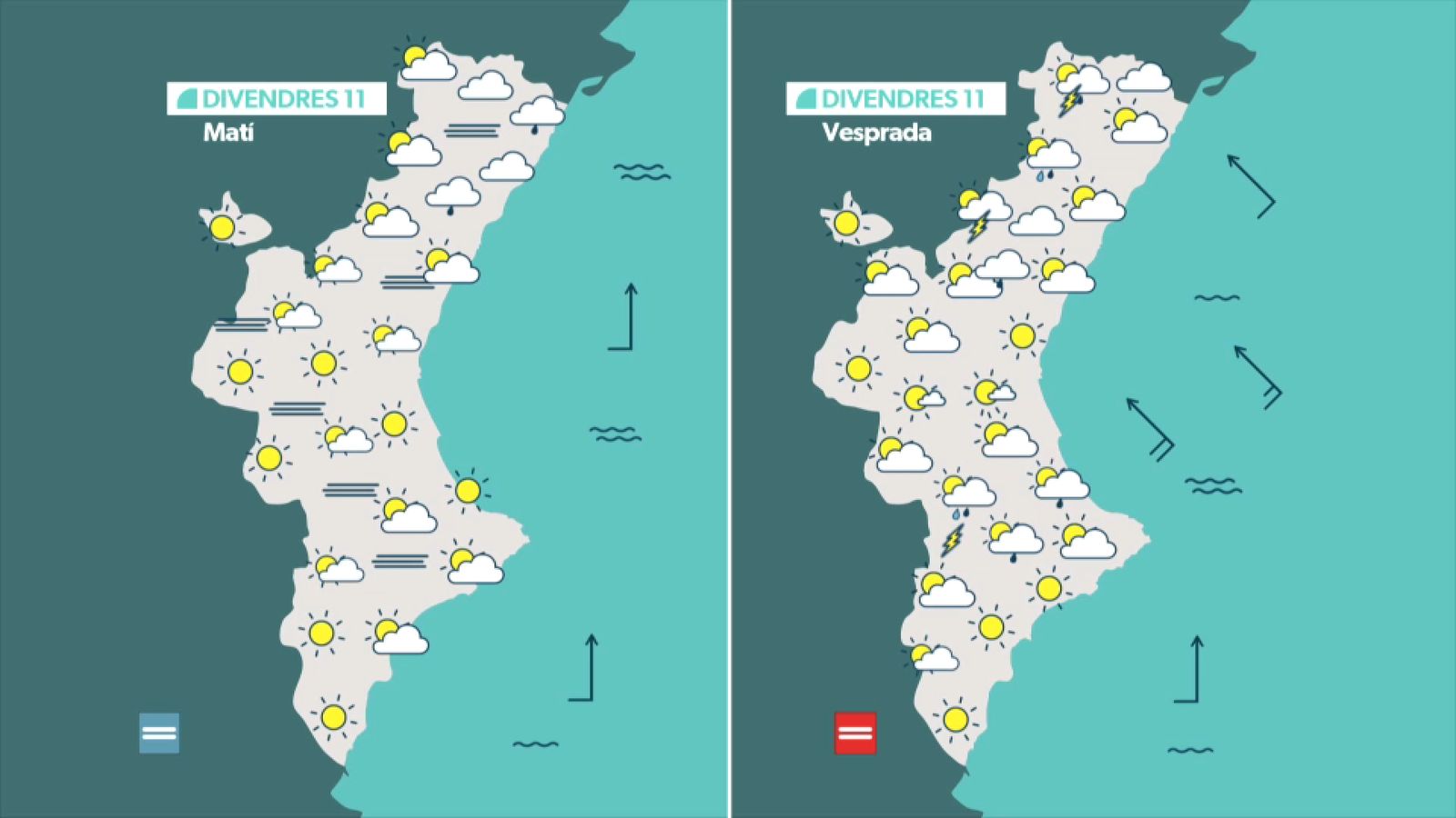 La previsió per a este divendres