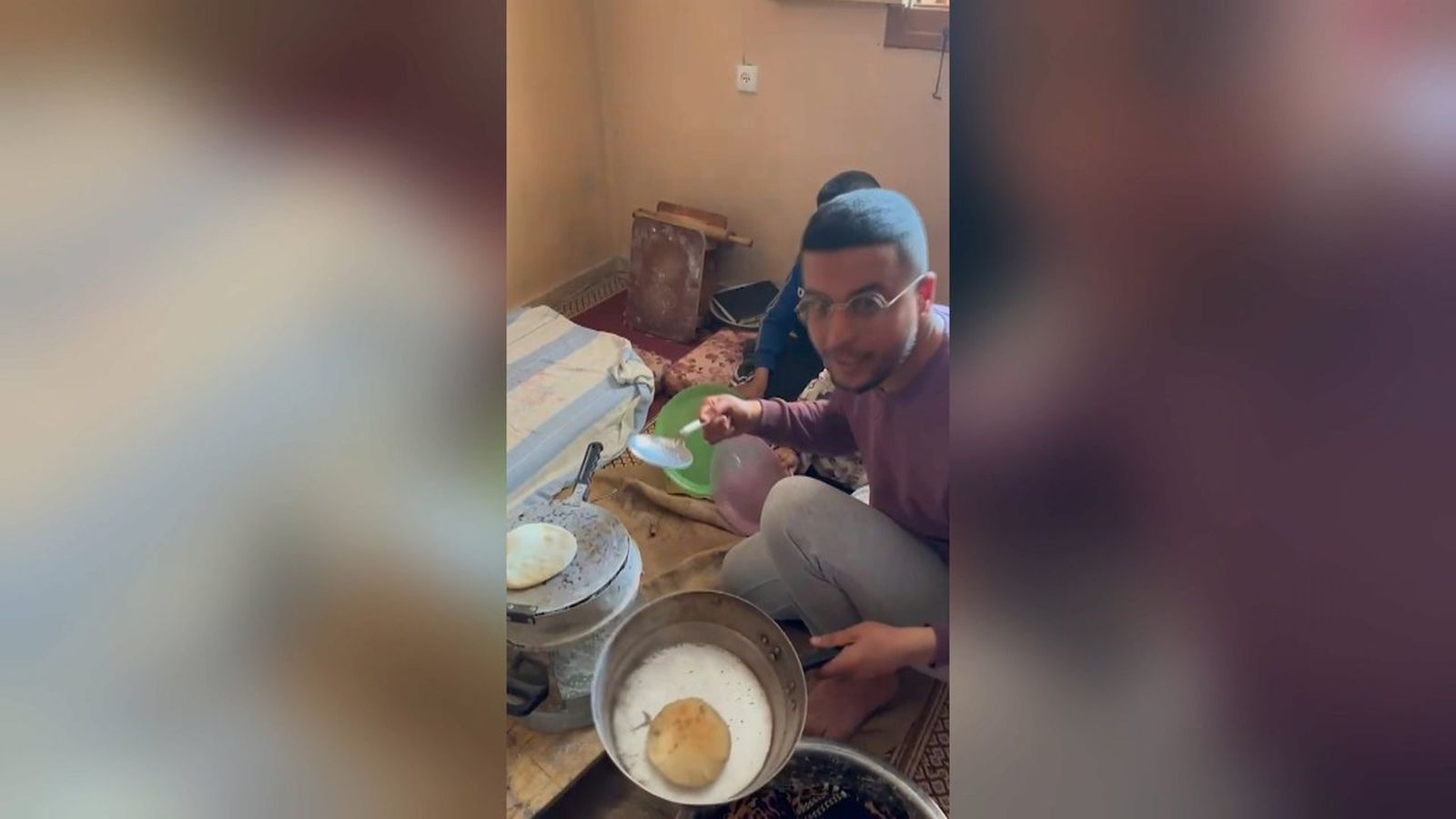 El jove palestí Abdalaziz a Gaza