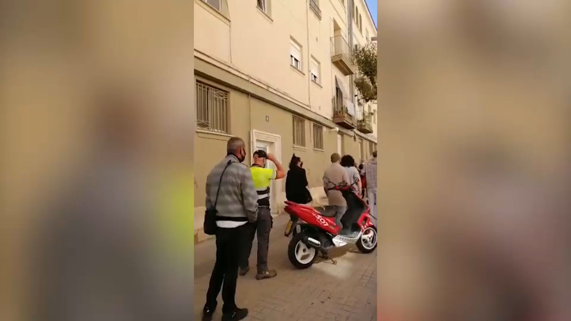 Carrer d'Alcoi on s'ha produït l'agressió